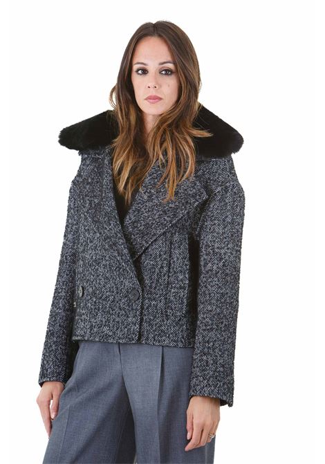 Cappotto doppiopetto corpped MANILA GRACE | Cappotti | K155WUMA000